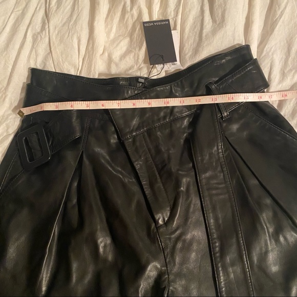 NWT MARISSA WEBB LEVI BELTED LEATHER SHORTS SIZE 10 *I SHIP SAME DAY!* - Picture 7 of 13